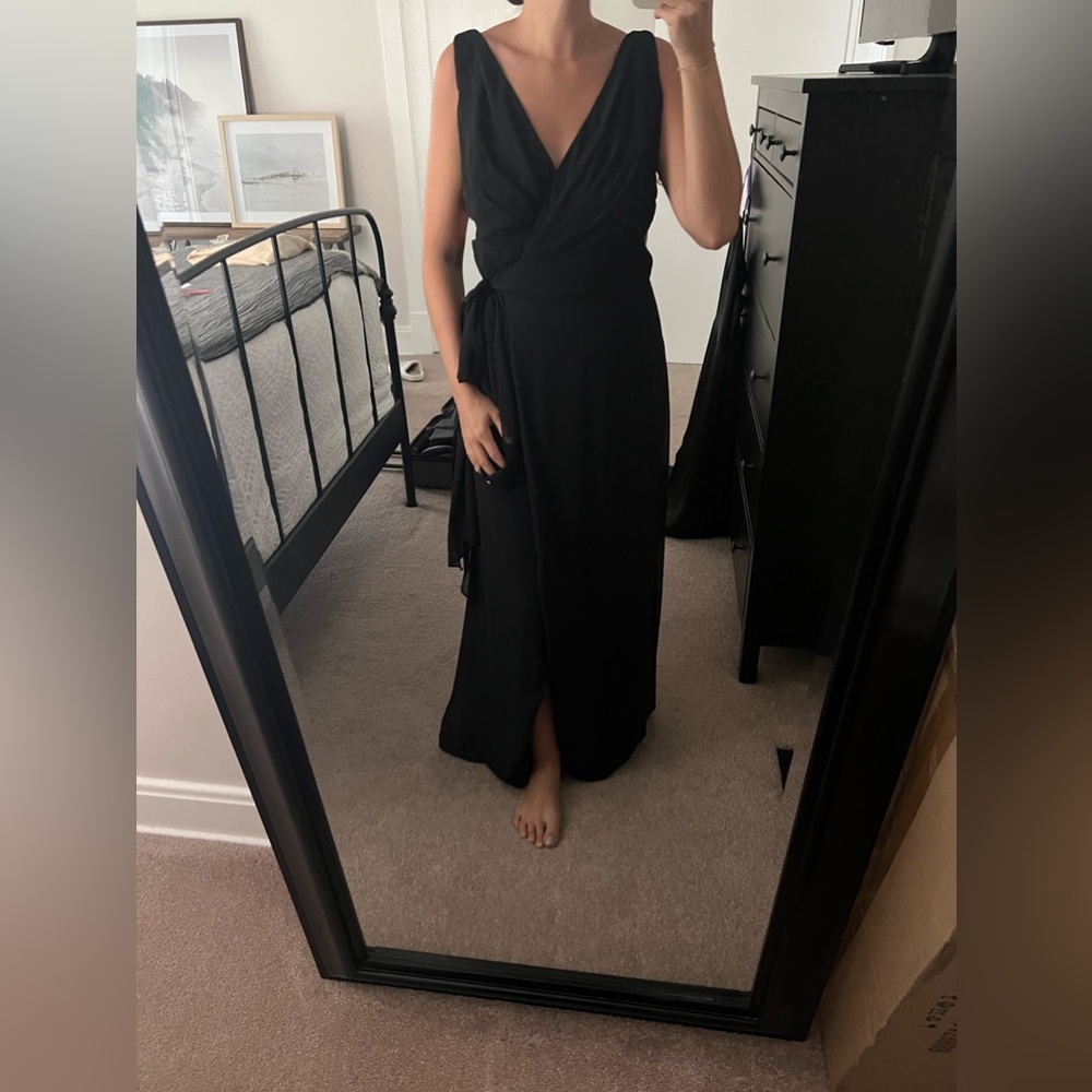 Morilee Wrapped Cutout Chiffon Bridesmaid Dress